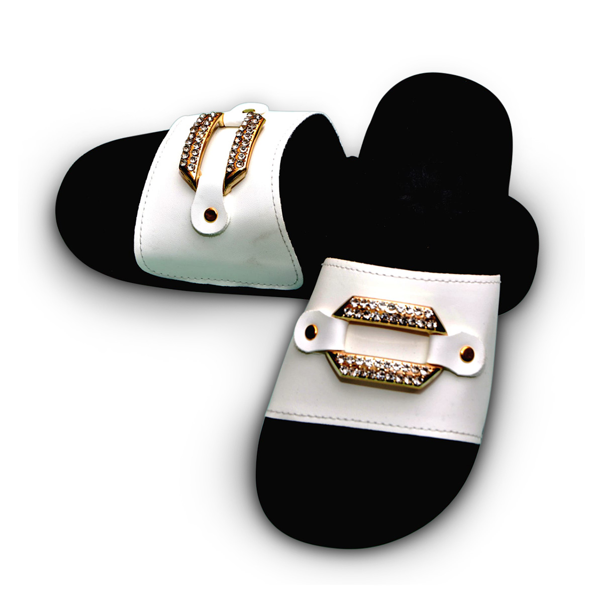 Casual Soft Comfortable Slippers for Girls - Stylish Metal Buckle Footwear, Perfect for Everyday Wear