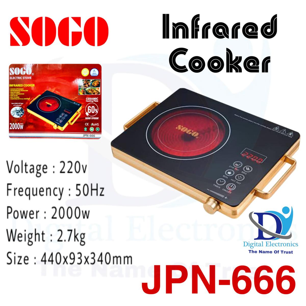 SOGO Electric Stove / Infrared Cooker (JPN-666)