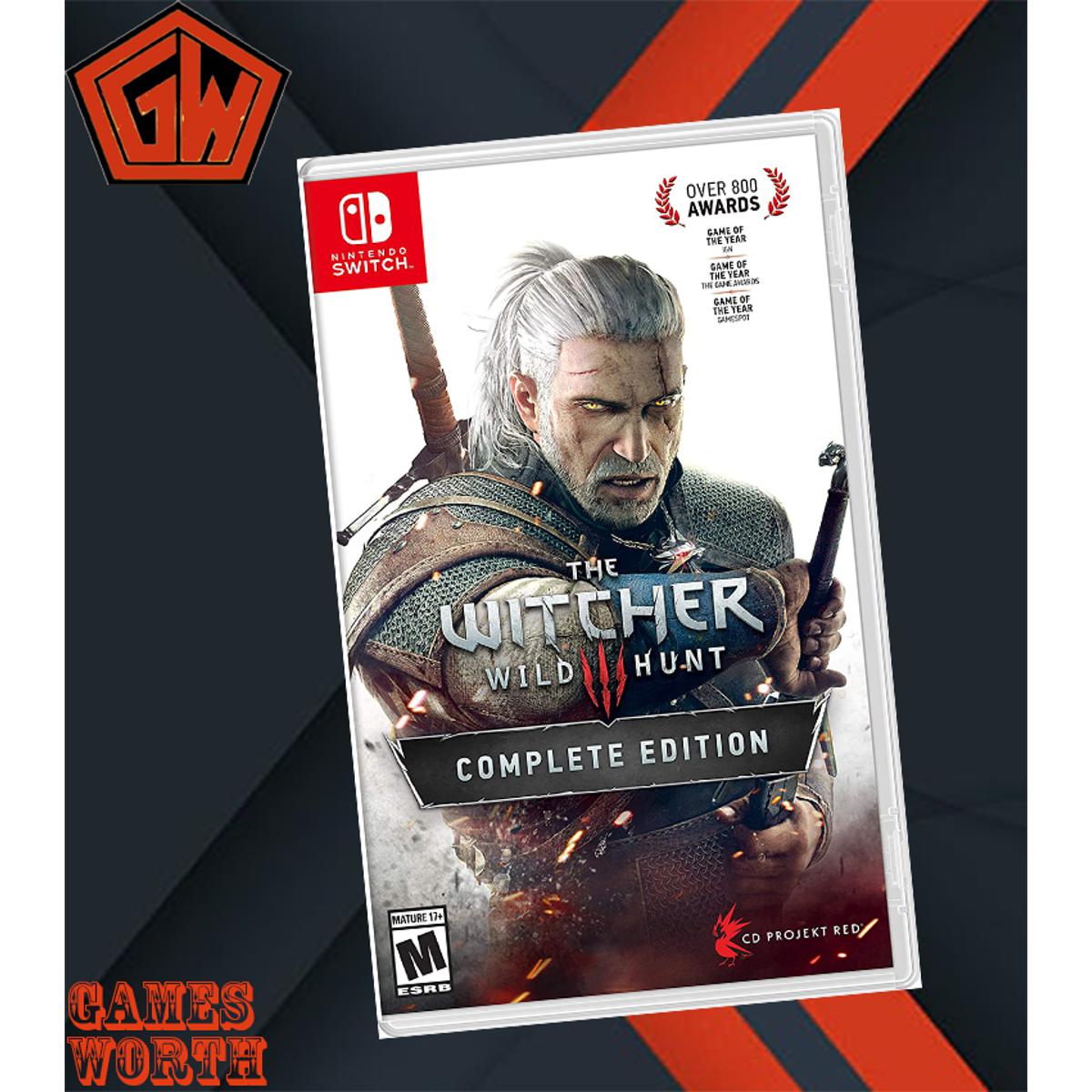 THE WITCHER WILD_HUNT COMPLETE EDITION NINTENDO SWITCH GAME