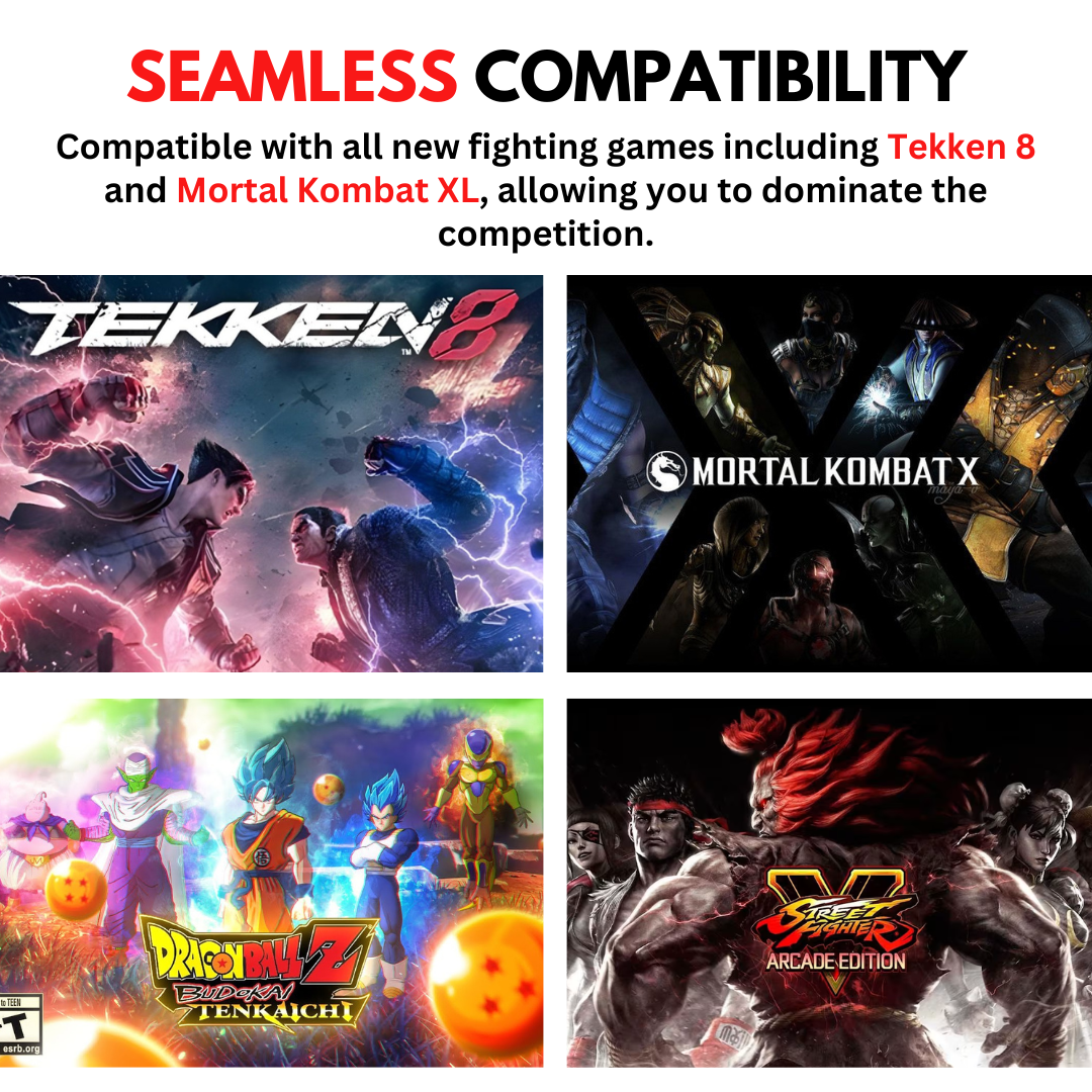 Arcade joy Stick for Windows, NEOGEO MAME32 KOF Mortal kombat Fighting Games 6 / 4 button Fight Stick Box For PC Laptop Computer
