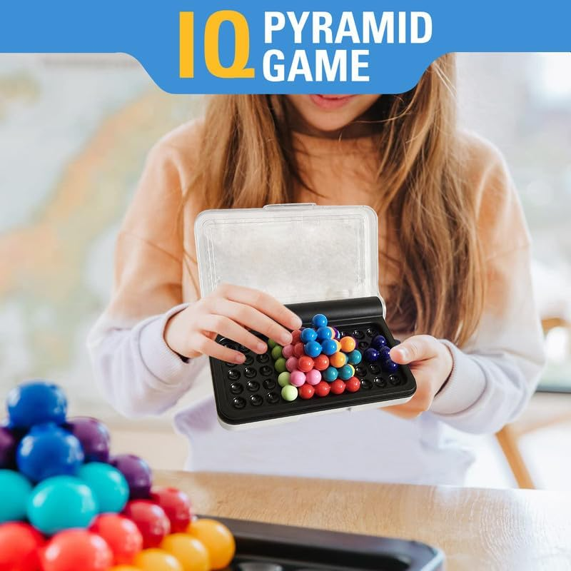 3D IQ Brain Puzzle Game for Kids – 120 Challenges | STEM Learning Toy