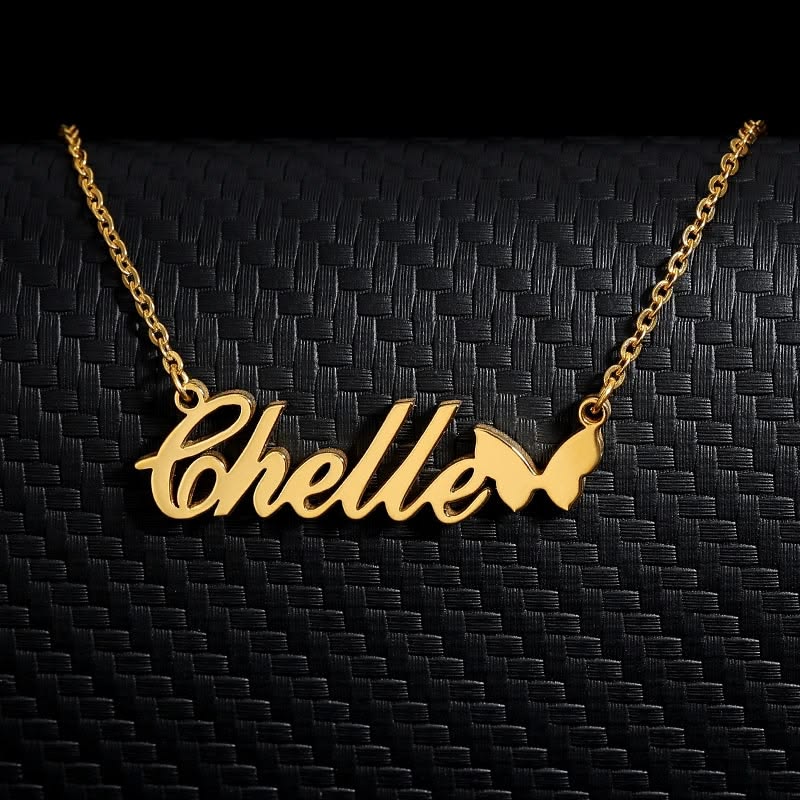 Personalized Name Necklace | Custom Name Pendant Necklace for Women & Girls