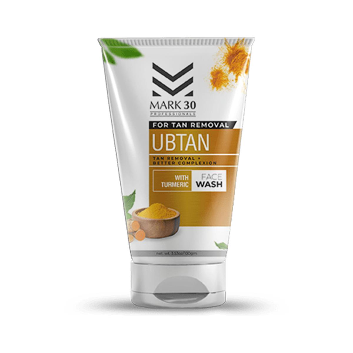 Mark 30 Ubtan Face Wash 100g for Men - Deep Cleansing and Brightening Support