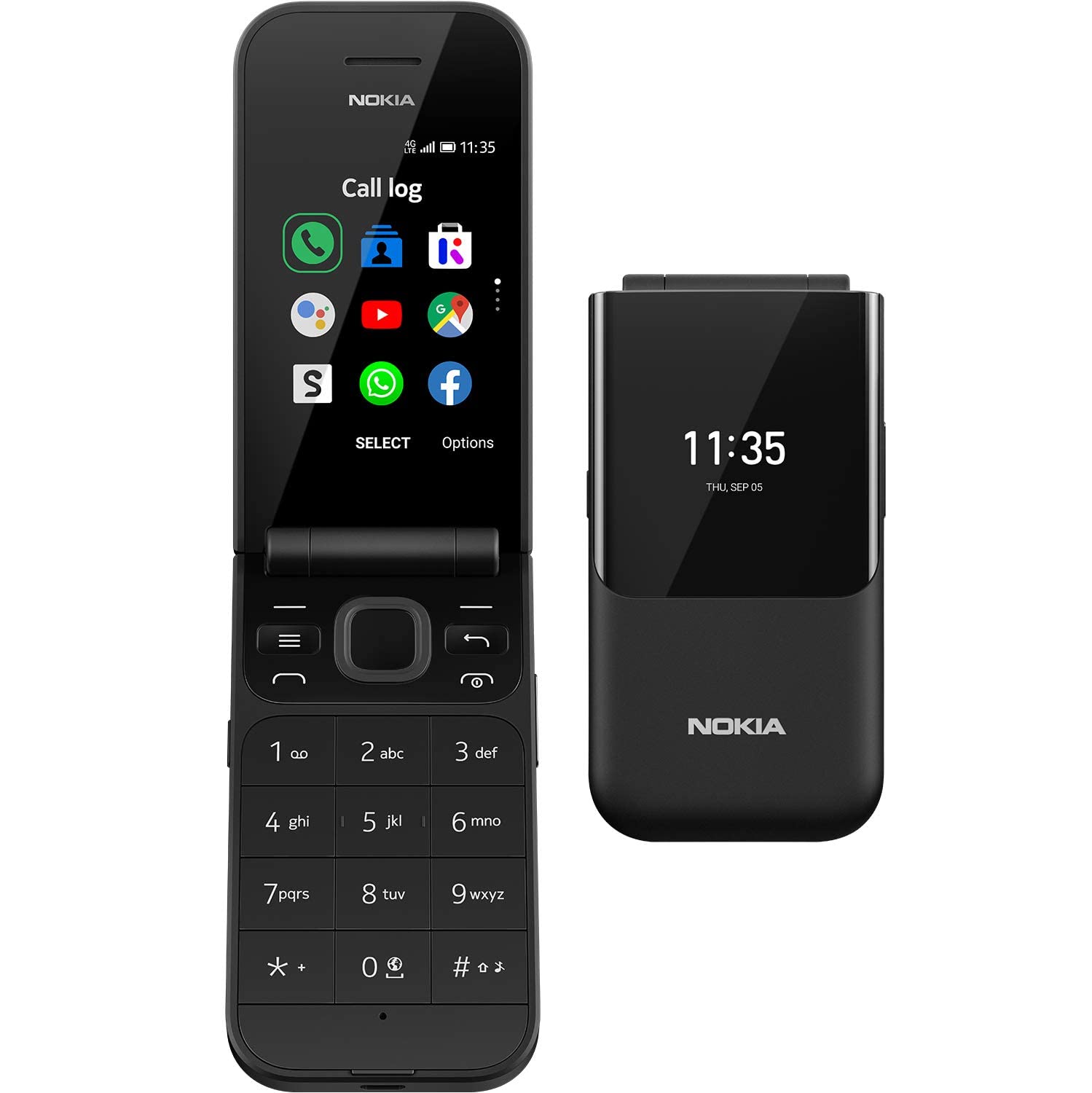 Nokia 2720 Flip Dual Sim Mobile Large Display PTA APPROVED 1 Year Brand
