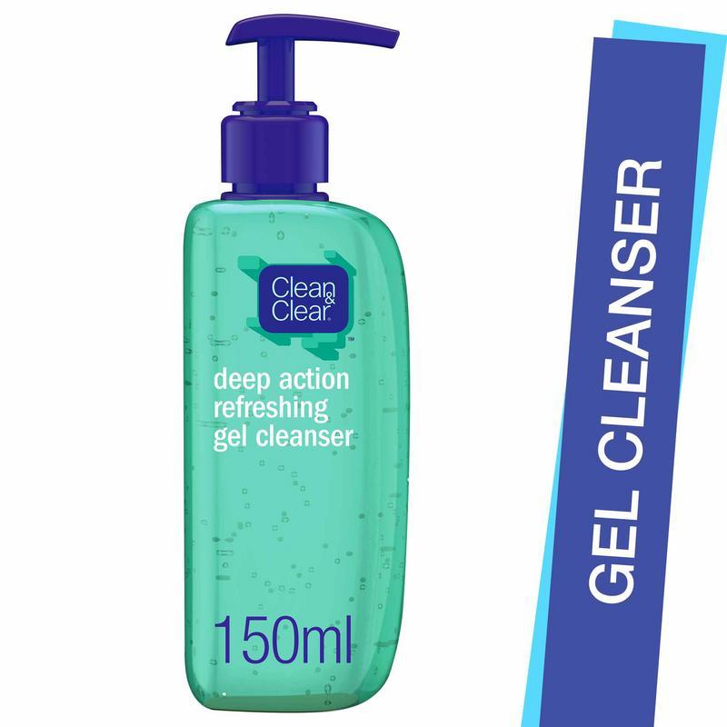 clear gel face wash