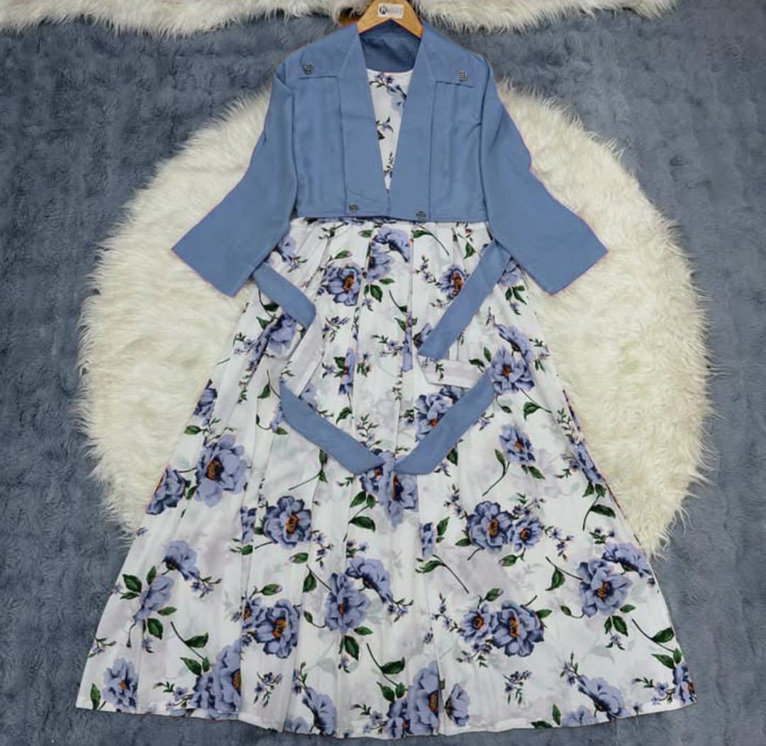 Most Demanding Article Degital Printed Maxi & Coat beautyfull colours all sizes for girl & women
