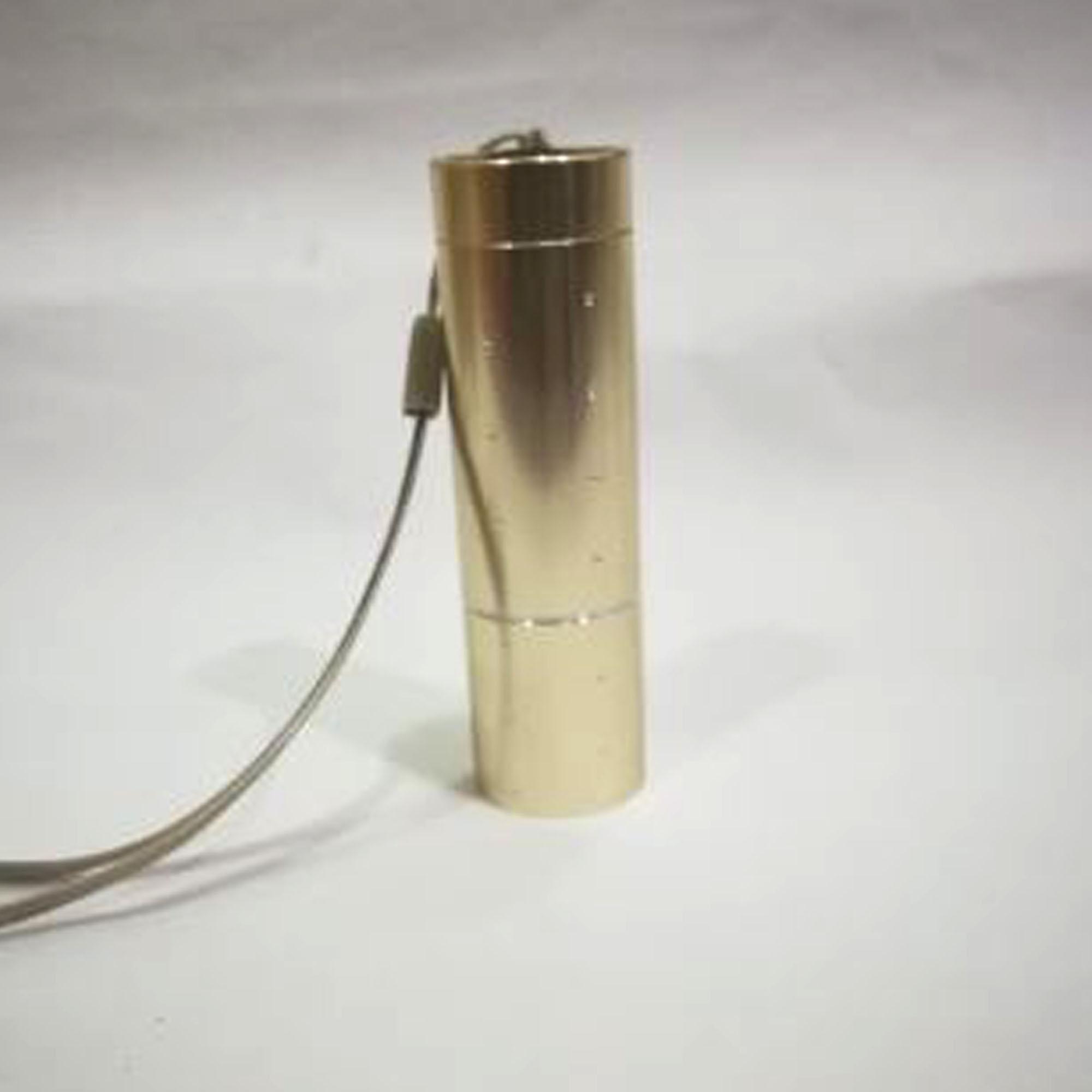 Golden Zoomable Mini Led Flash Light Aluminum Pen Torch Penlight