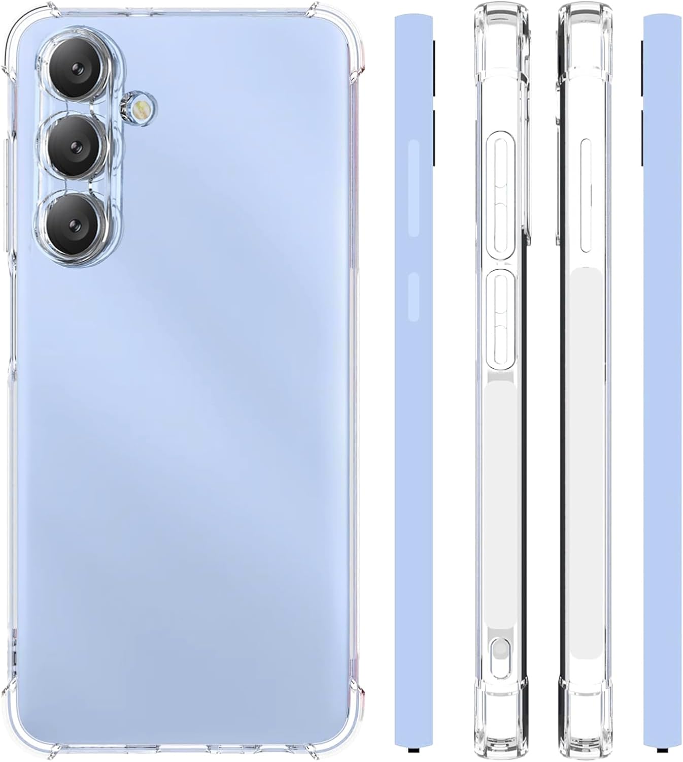 Samsung Galaxy A26 5G Shockproof Soft TPU Case Transparent