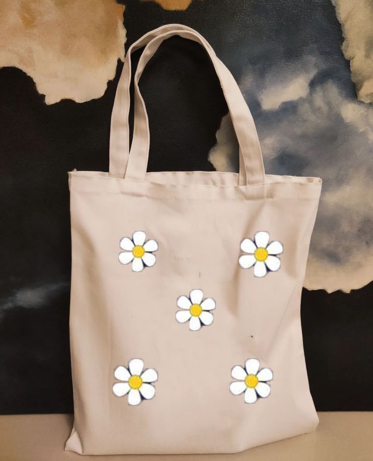 Trendy Free bear Tag Printed Tote Bag For Girls & Women