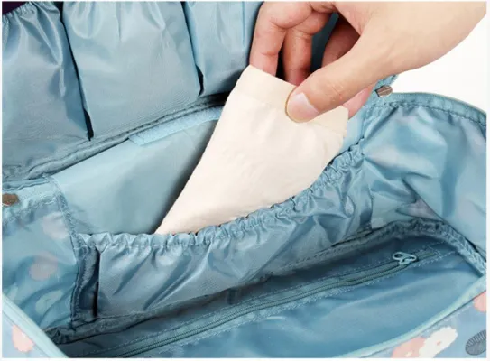 Multipurpose Travel Pouch Undergarments Storage Organizer Bag Waterproof