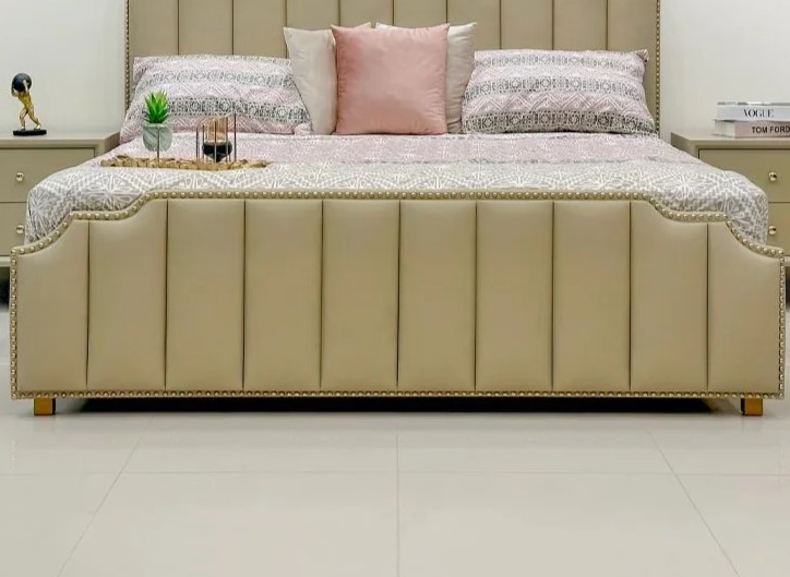 Affordable New  Design wooden Bed Set  without side table Furniture for room / Wooden poshesh Beds For Bedroomn BED3