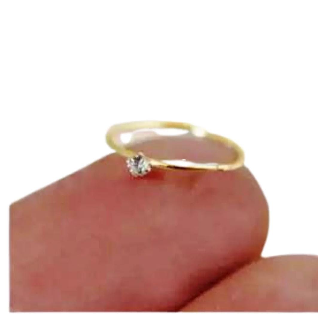 Golden Nosering For Women