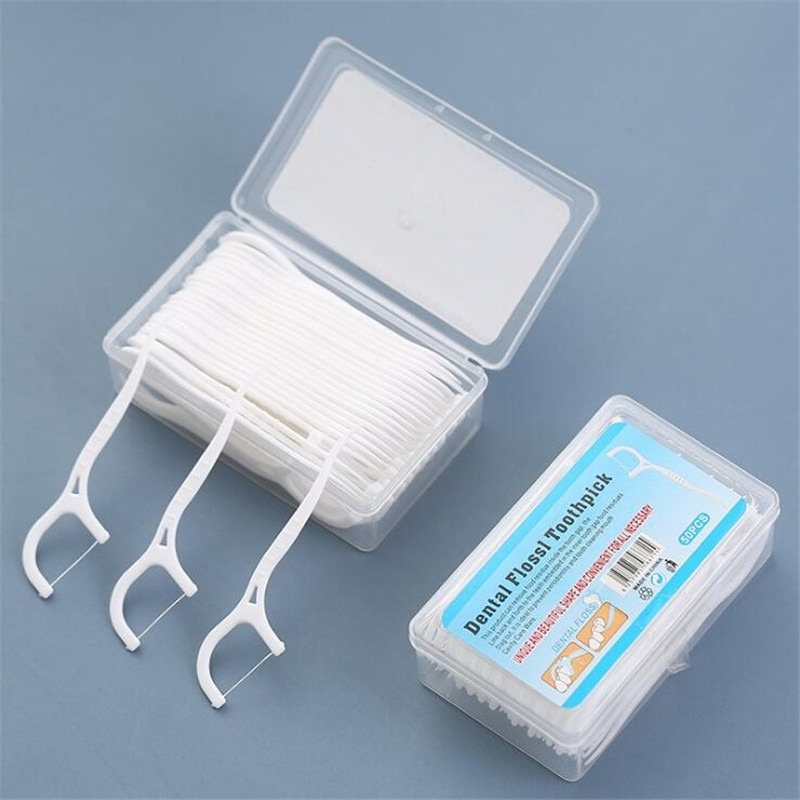 Dental Floss Toothpicks 2-in-1 (30 Pcs, 60 Pcs, 90 Pcs)  Dual-Purpose Floss and Toothpick for Effective Teeth Cleaning, Plaque Removal & Gum Health  Durable, Portable, and Ideal for Daily Oral Hygiene