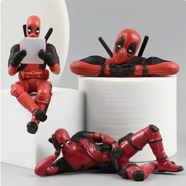 06 Marvel Deadpool Action Figures Mini Doll Car dashboard, desktop, CPU tower Decoration Collectibles