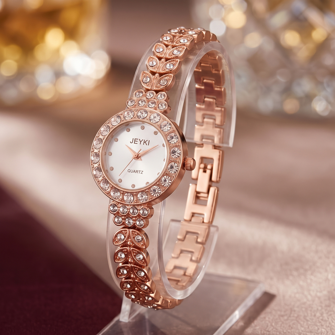 Elegant Bracelet Watch for Girls Women / Fancy Stylish Watches for Ladies Gift with Box / Round Dial and Exquisite Motifs