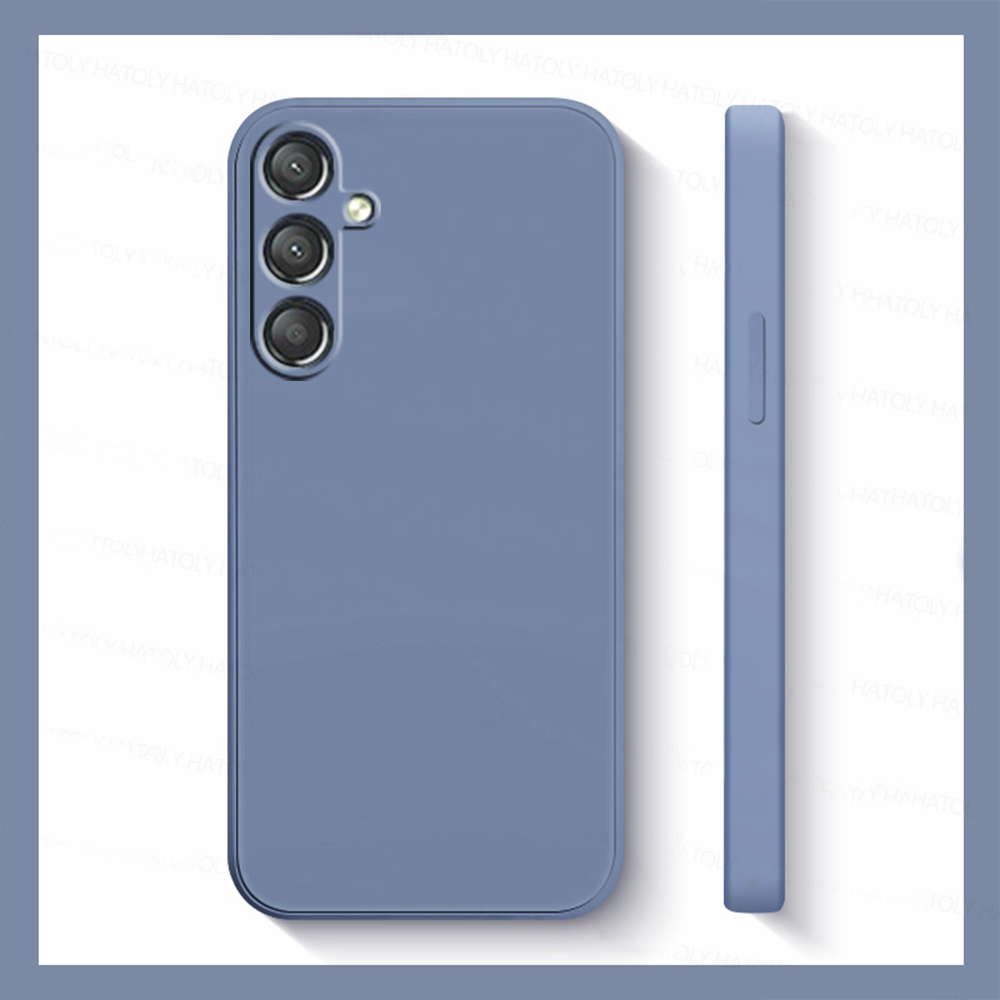 For Samsung Galaxy A15 5G/4G Straight Edge Liquid Phone Case for