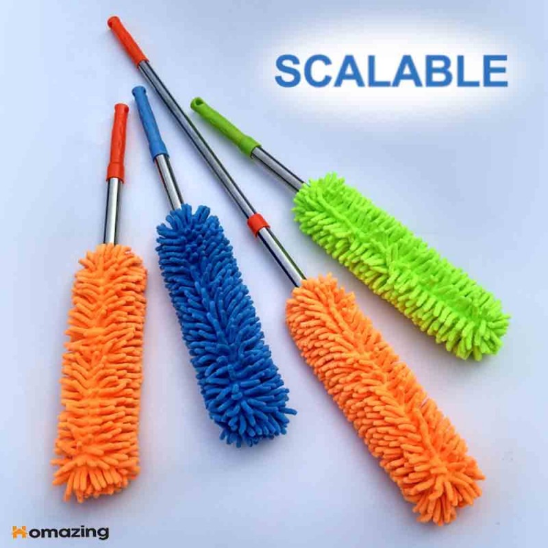 Magic Duster Stainless Steel Extended Dusting Duster Car Fiber Duster ...