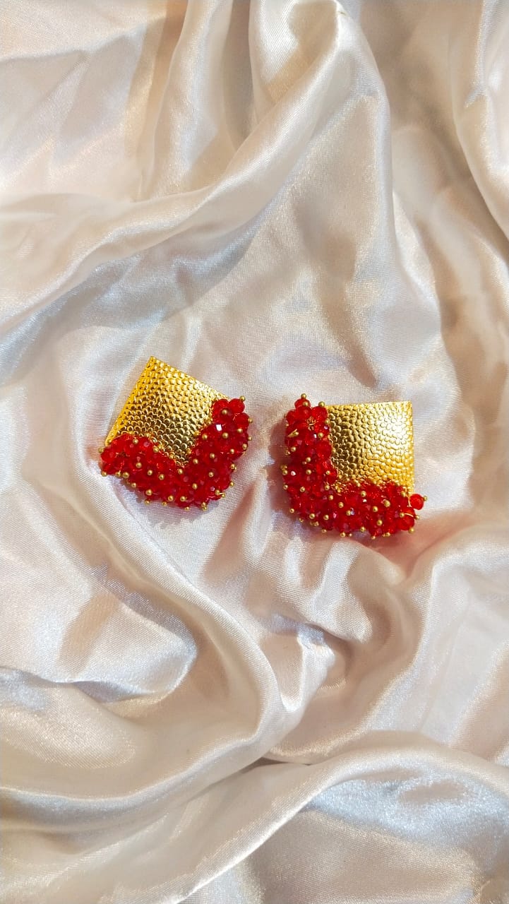 Red Stylish & Trendy Earrings For Girls & Woman