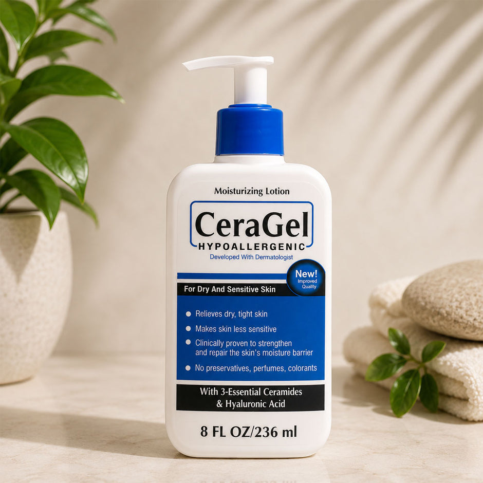 Ceragel Hypoallergenic Moisturizing Lotion | Moisturising Skin Care | Original
