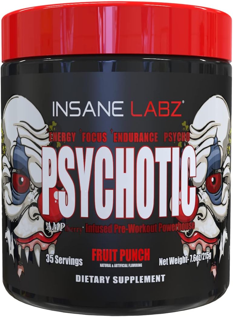 Psychotic Pre-Workout 60 Servings by Insane Labz