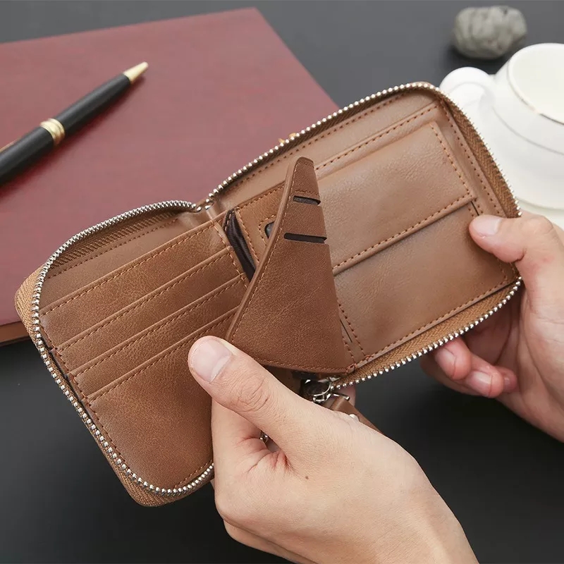 Leather wallet for men