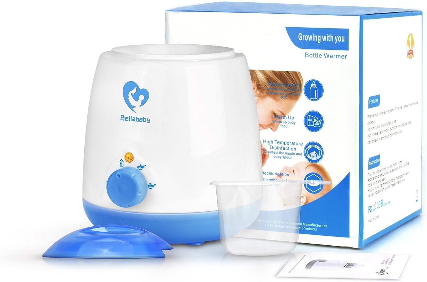 Bellababy Bottle Warmer Fast-Heating Keep Warm for Night Feeding