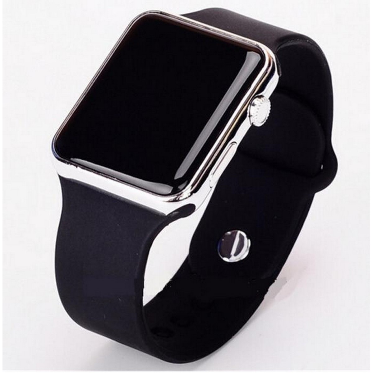 Black Digital Square Wrist Watch LED Display For boys/Men - Man Watches
