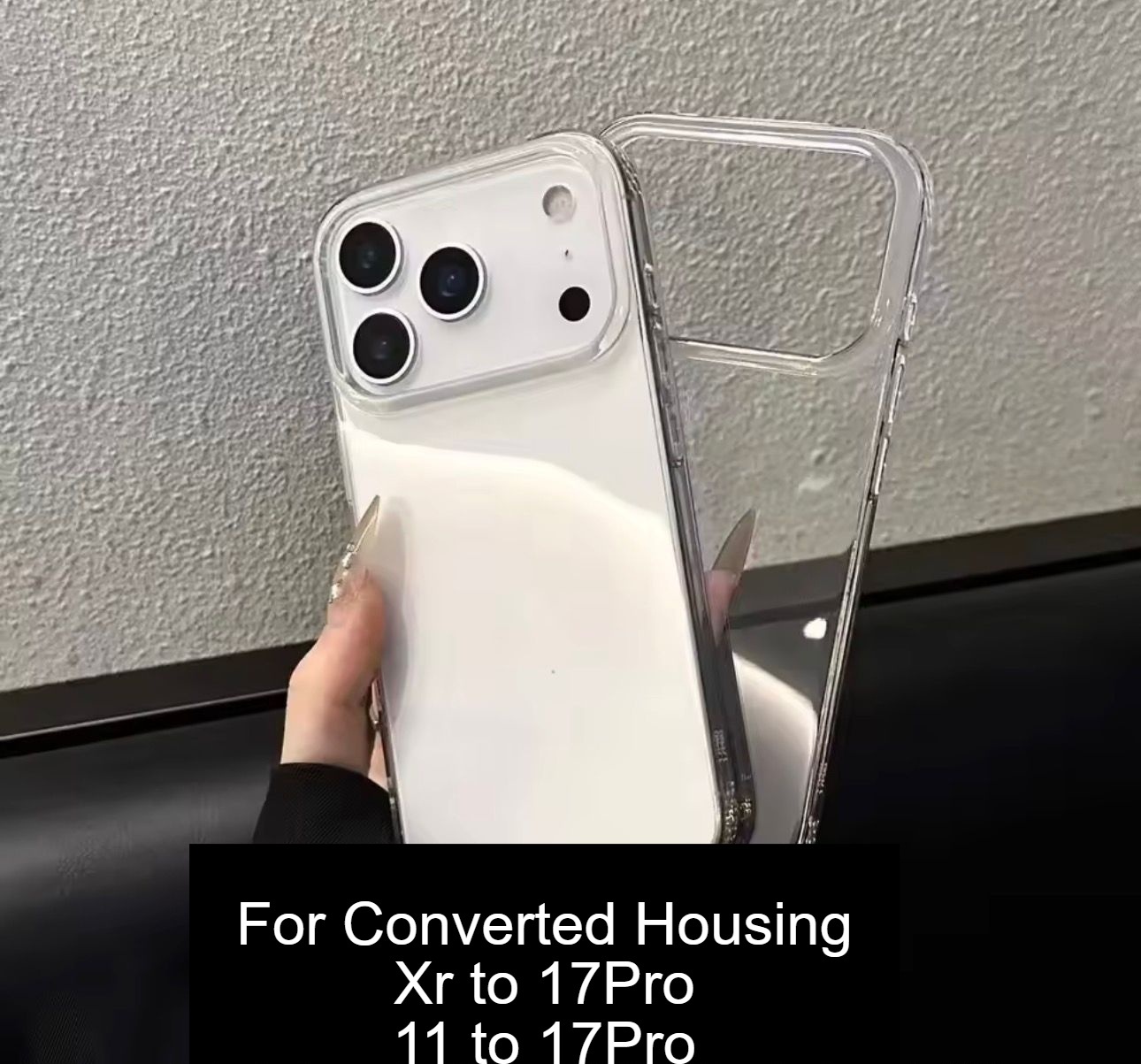 XR CONVERT 17PRO 17 PRO POUCH CASE MAFSAFE COVER FOR CONVERTING DIY HOUSING BODY