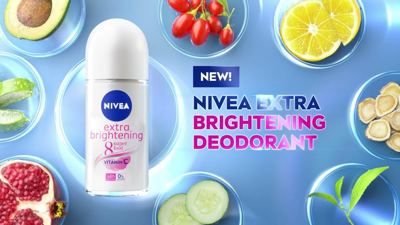 NIVEA Extra Brightening Deodorant Roll On