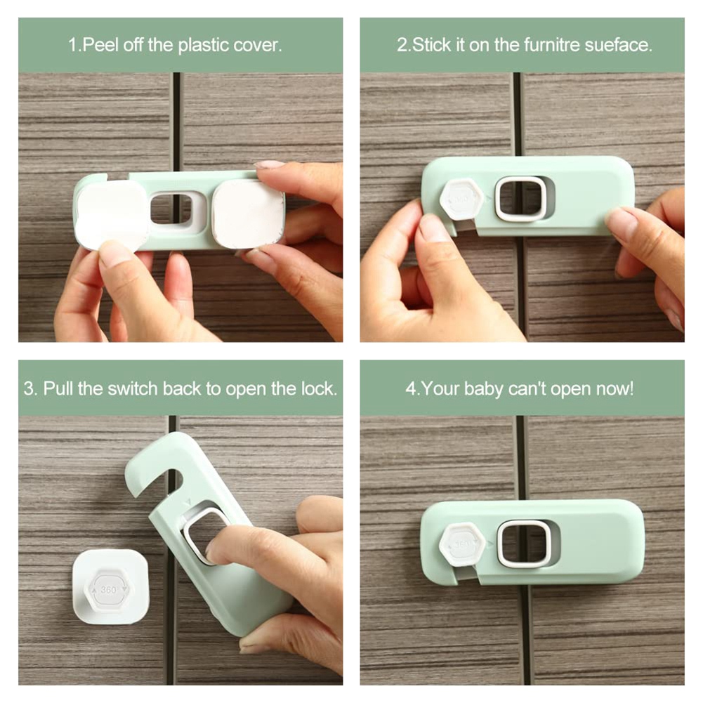 Child Safety Lock Baby Safety Cabinet Lock (1 Pieces)