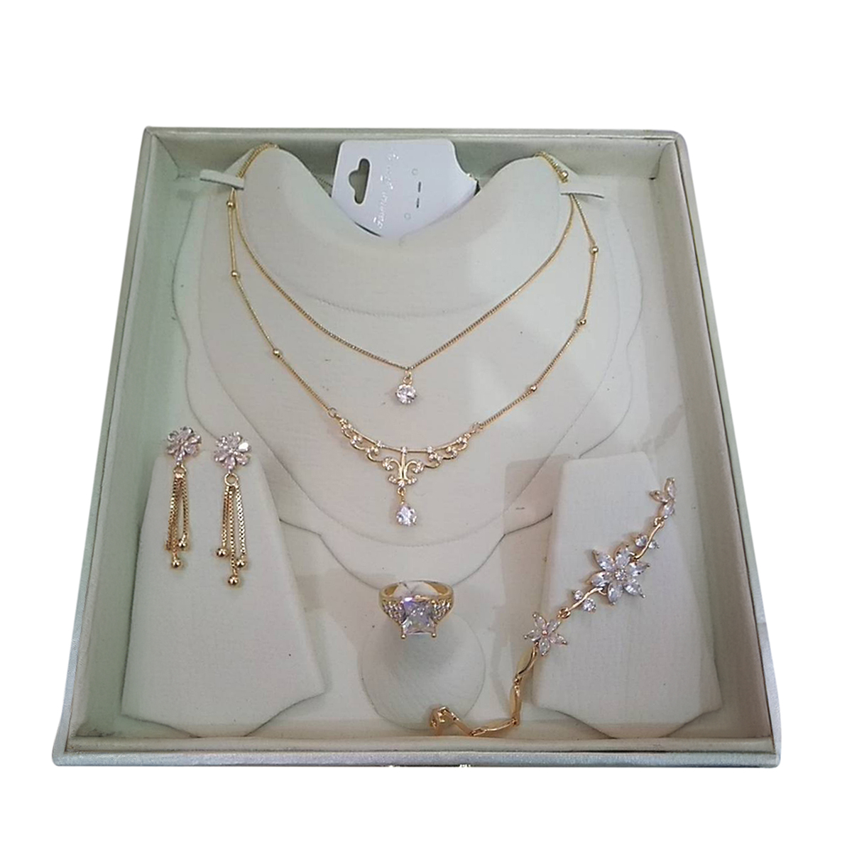 new zarcon set double chain random Desing  fashion  style 223515