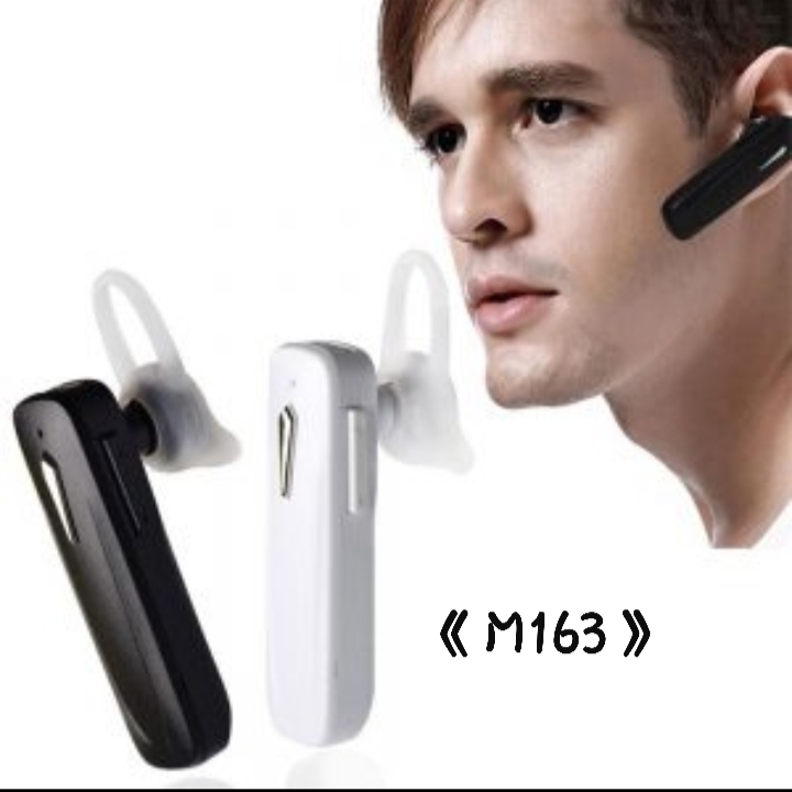 M163 Wireless Bluetooth Handsfree Earphone | Single Earbud Headset | Compatible with All Bluetooth Devices