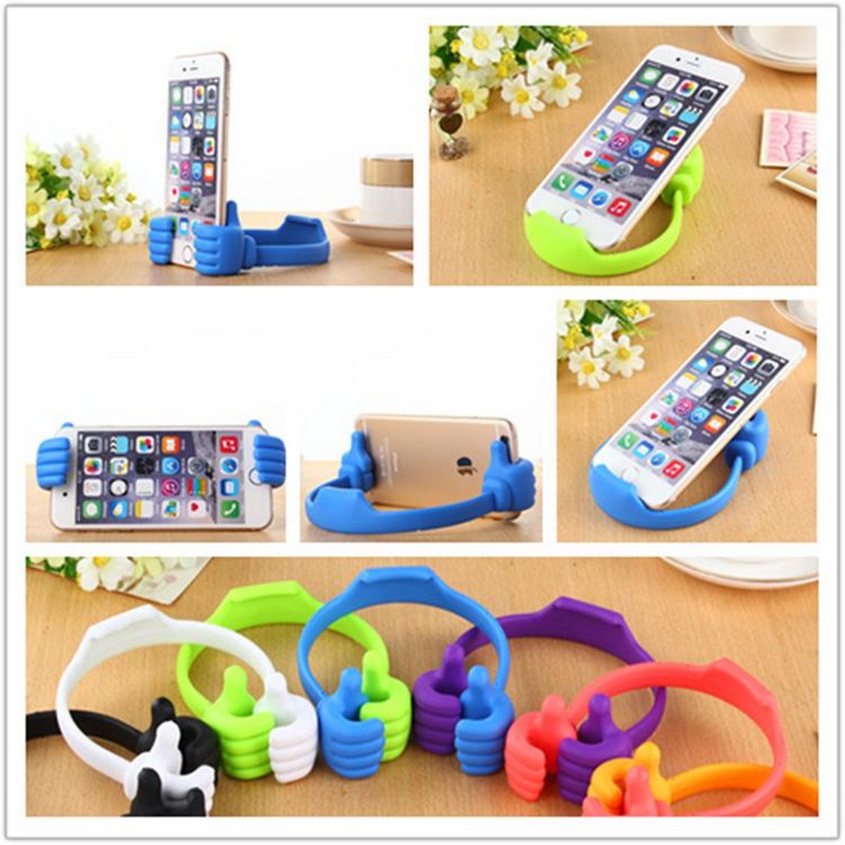 Mobile OK Stand Holder Universal For All Mobile Phones and Tablets Thumb Design price in Pakistan