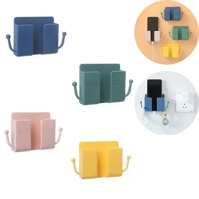 Universal Wall Mobile Holder | Wall-Mount Mobile Phone Holder for Charging & Holding - Multicolor