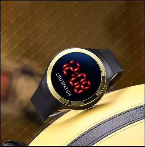 New Model Round Touch Led Digital Watch For Sport Wear For Boy's/Girl's