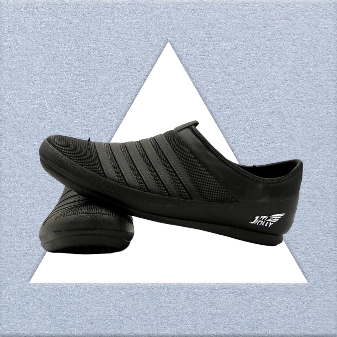Black Rubber Jolly New Arrival Stylish Rubber Shoes