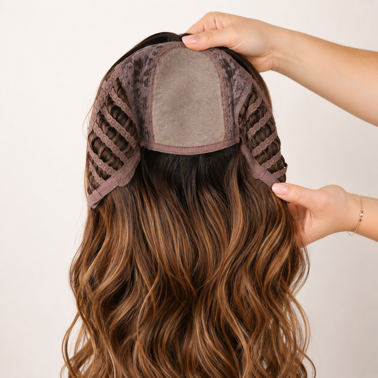 Washable Natural Black Hair Extension For Girls Full Head With Adjustable Cap