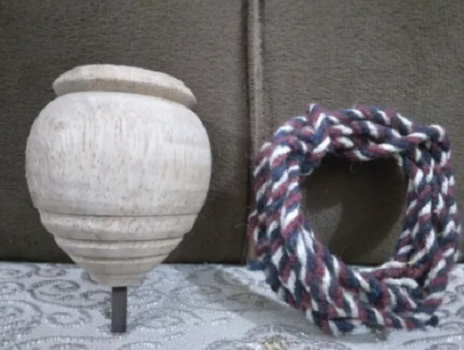 1pcs Wooden Latto with Thread For play kids men women boy lutto for use adult