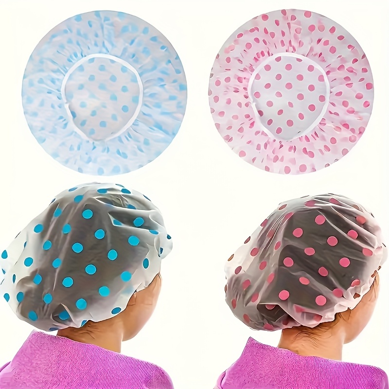 6pcs Pack Adjustable Reusable Spa Caps Suitable for Women's Spa Salon - Elastic Band for Fit, Hygienic Swim Caps for Hair Care, Swim, Sessions & Spa Treatments