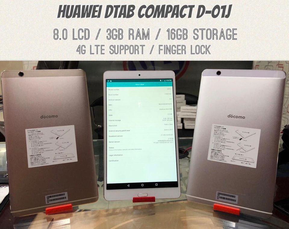 Huawei Mediapad M3 3gb Ram 16gb Rom Data Sim 8 4 Inches Hd Screen Docomo Free Usb Speakers Buy Online At Best Prices In Pakistan Daraz Pk