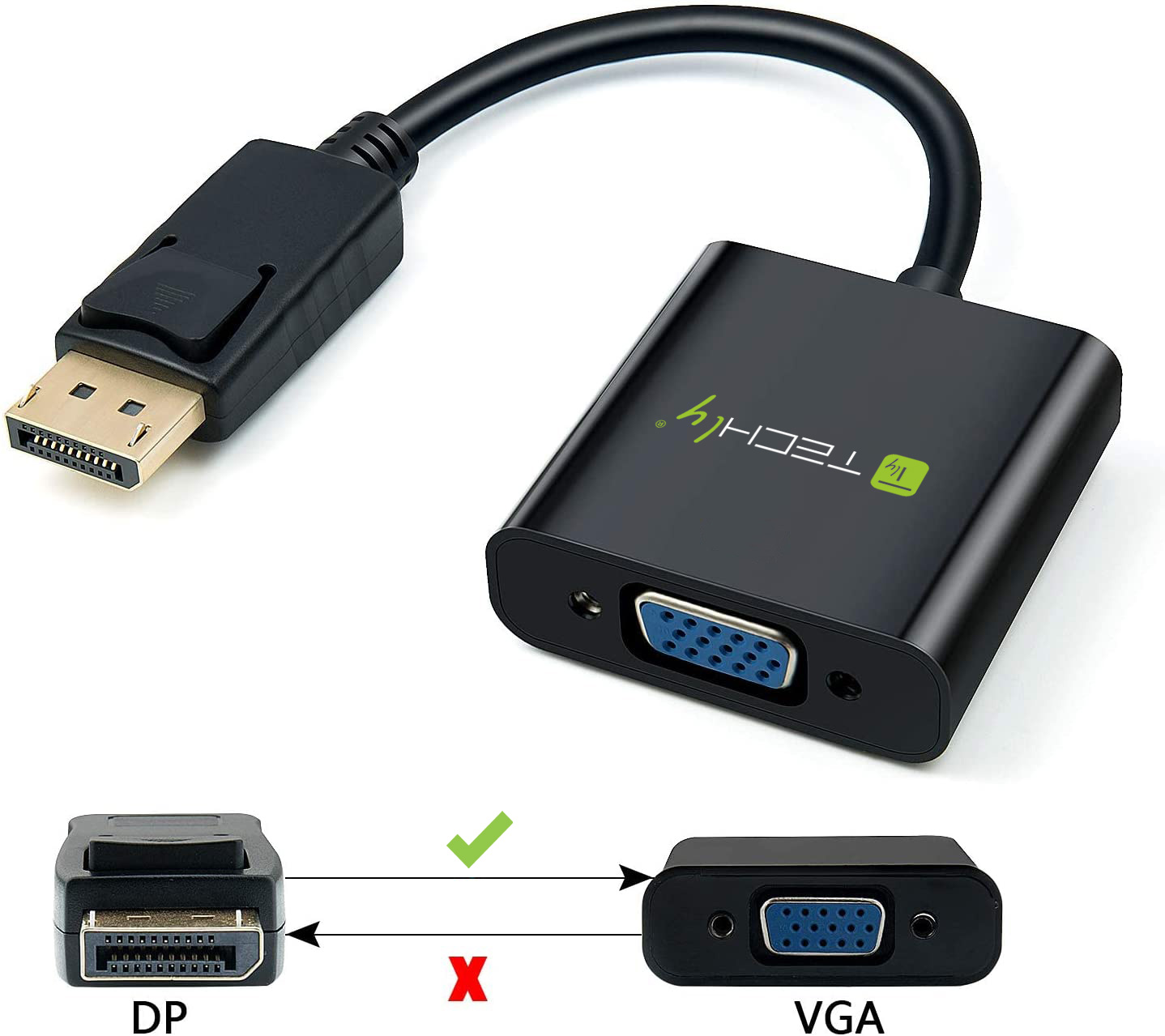 DISPLAY Port to VGA Converter / D Port to VGA Convertor