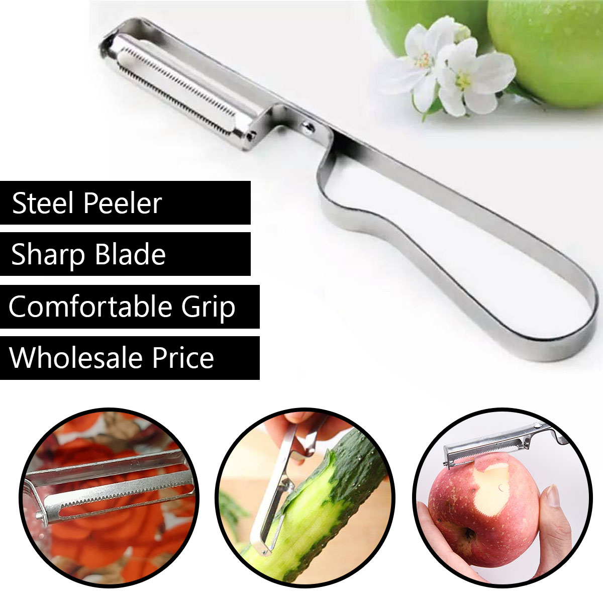 Stainless Steel Peeler Potato Peeler Kitchen Accessories Tools Fruits