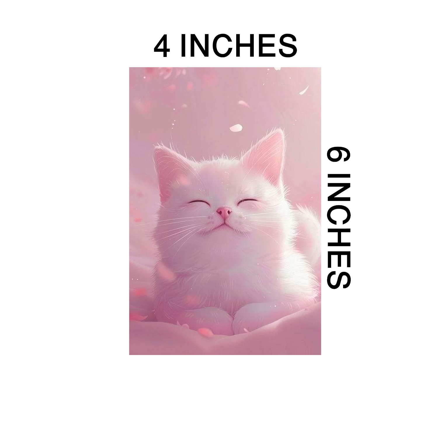 Customized Pink Aesthetic Theme Cards Pack Of 40, 4x6 Inches | Cute Wall & Room Decor Cards