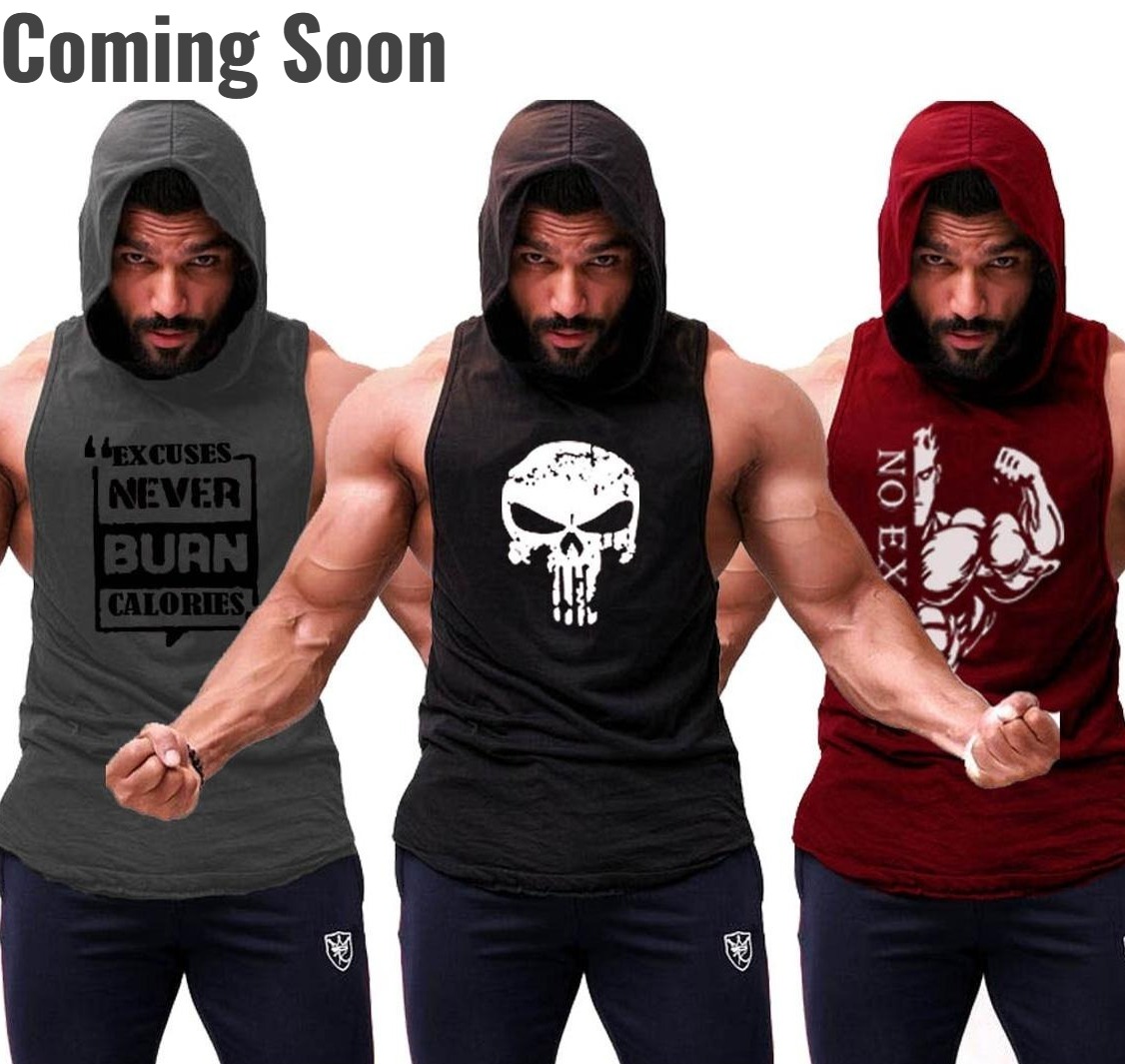 Pack of 3 Jersey Printed Gym Sando Tanks Top For Men