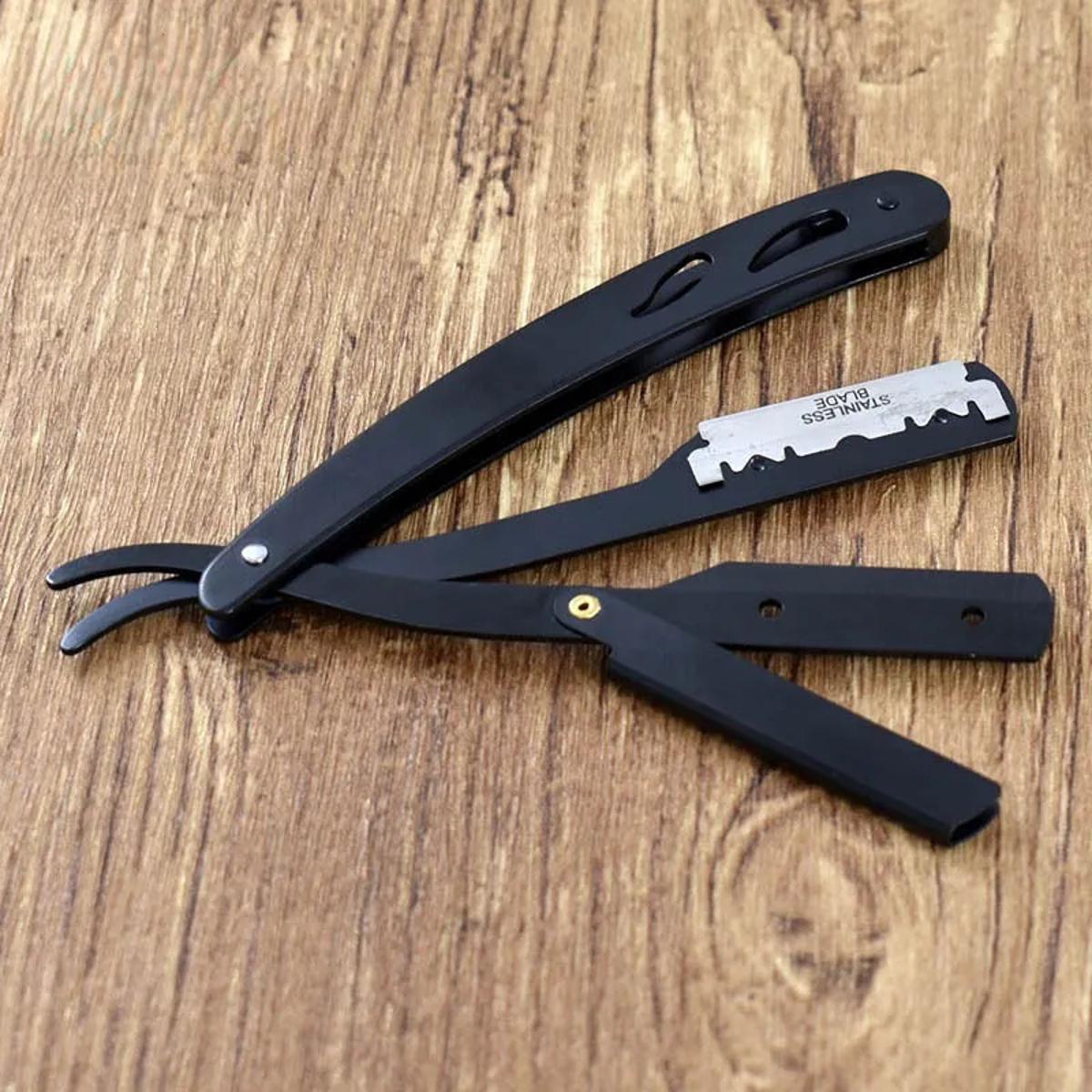 1 Pcs Body Razor Professional Barber Steel Folding Shaving Knife Hair Removal Eyebrow Beard Shaver Razor