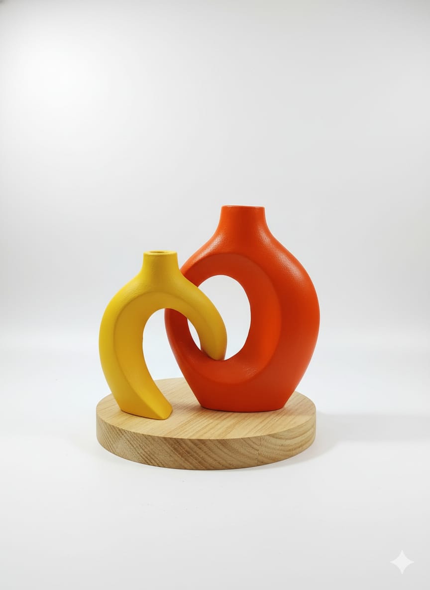 Creative Design Vase Ornaments Artistic Style, Decorations Suitable for Fireplace, Bedroom, Kitchen, and Living Room Decoration, office and theme based area