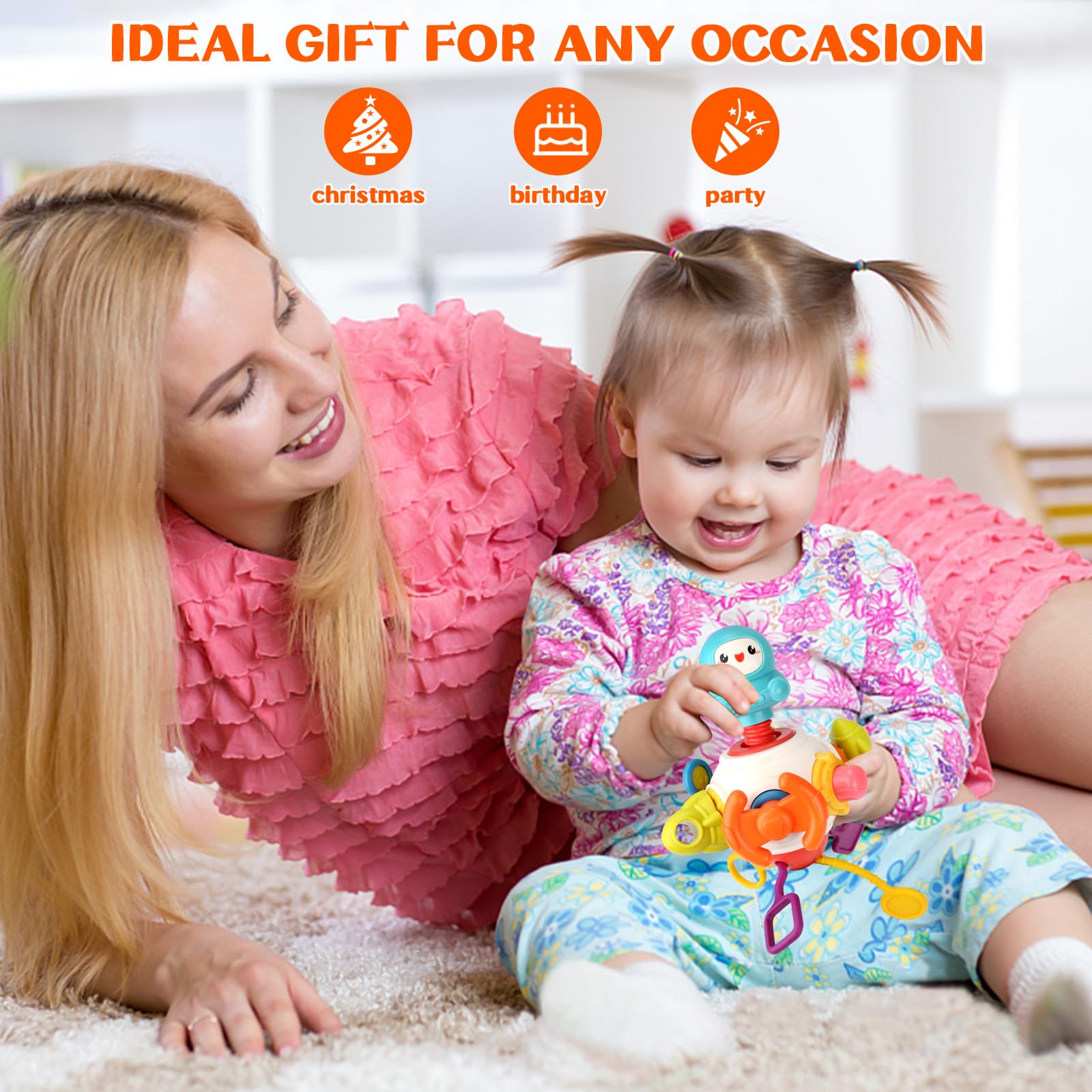 8 In 1 Activity Space Busy Cube Toys Sensory Fidget Motor Skills Early Development Toy