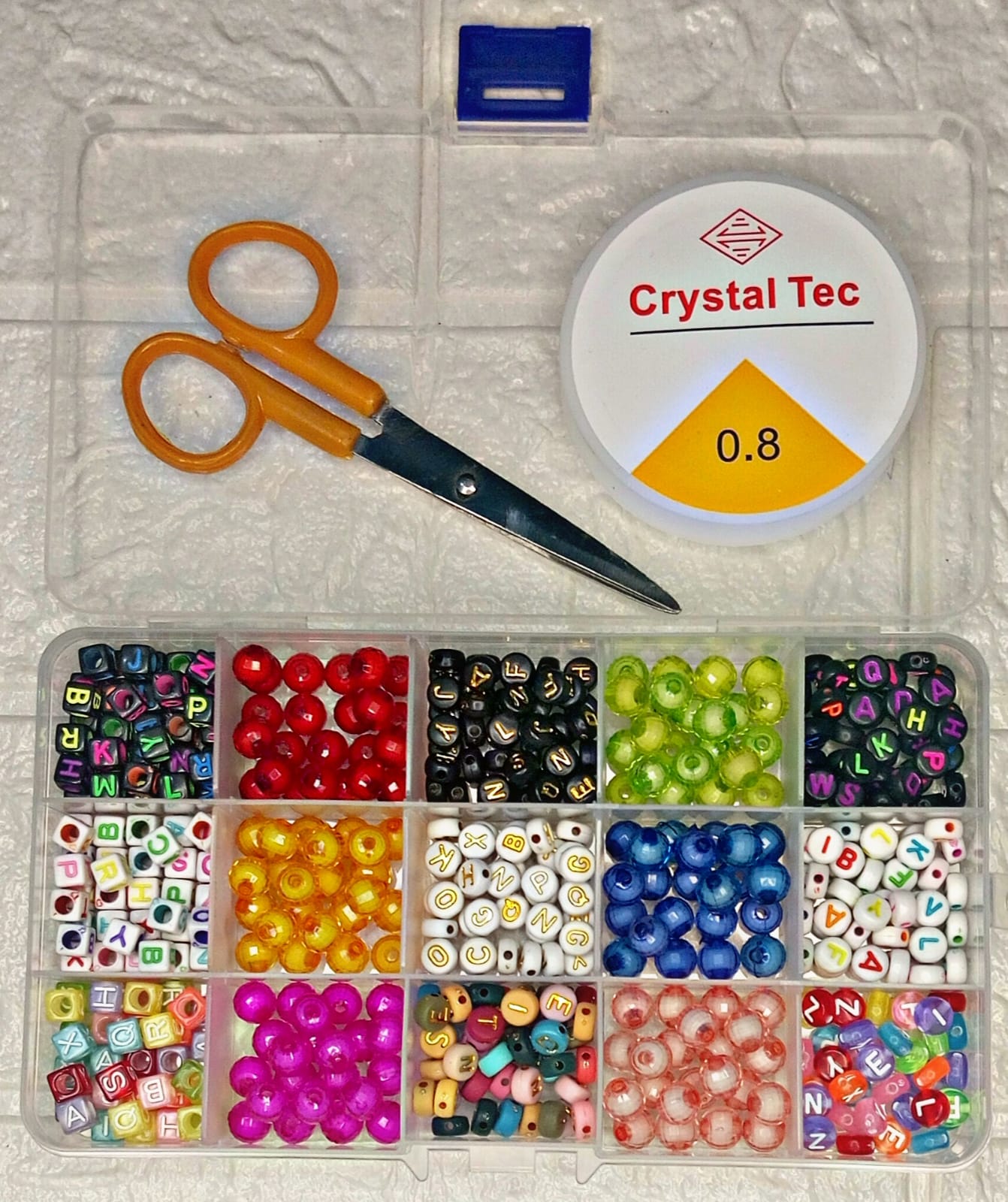 Complete DIY Bracelet & Jewellery Making Kit for Girls | Magnetic Heart Charms + Jump Rings & Lobster Clasps | Alphabet Beads & Accessories Set with Big Storage Box | DIY Jewellery Making Beads Box | Art & Craft Kit for Kids & Teens (Multiple Kits Availab