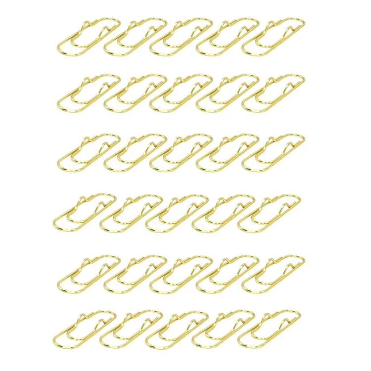 35 Pcs Cute Paper Clips, Paper Clips in The Shape of A Love Diamond Crown-Funny Bookmark Marker Clip for Office School, Boy's, Size: Large, Gold
