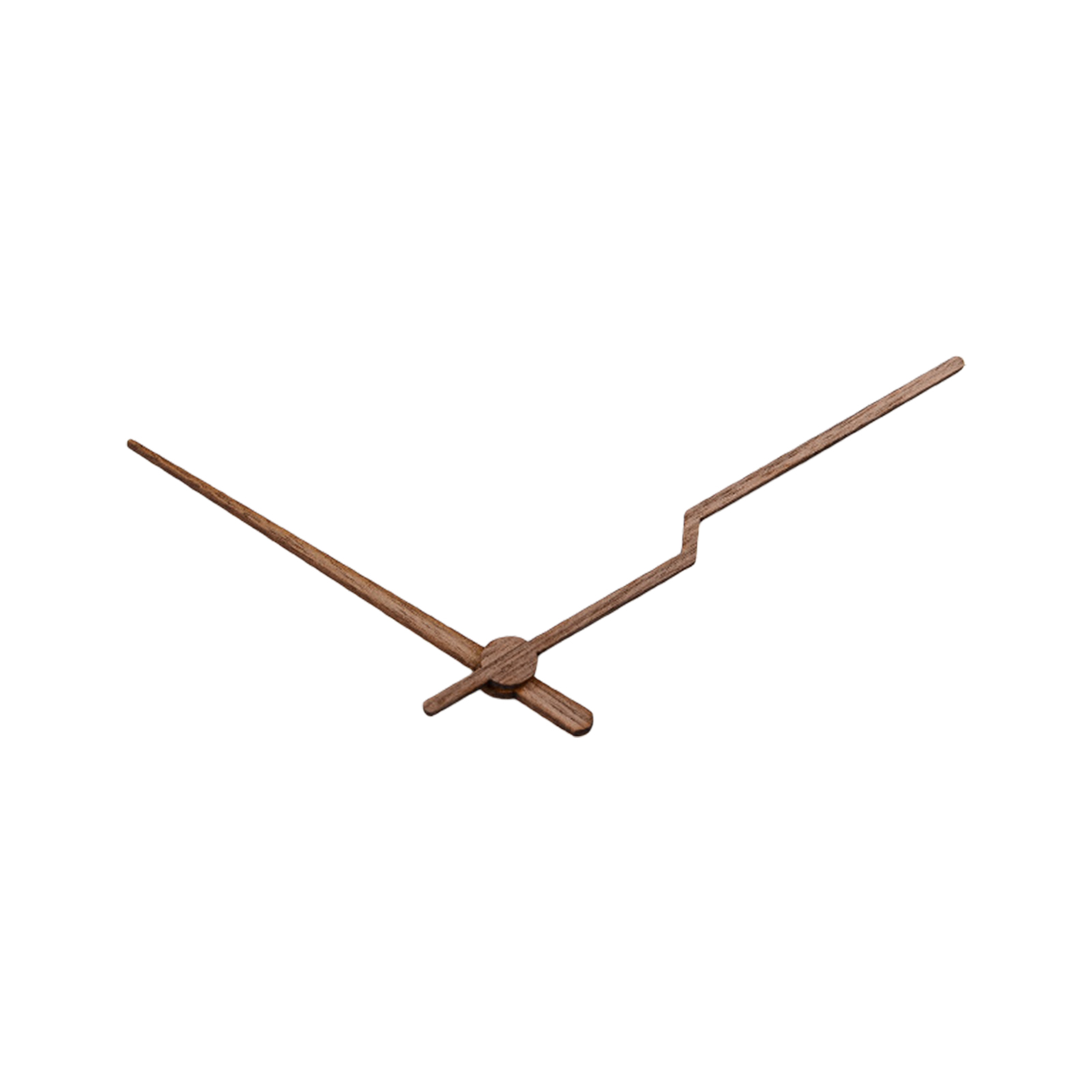 Penasfe Wall Clock Hands Solid Walnut Wood 12/14 Inch Modern Simple ...